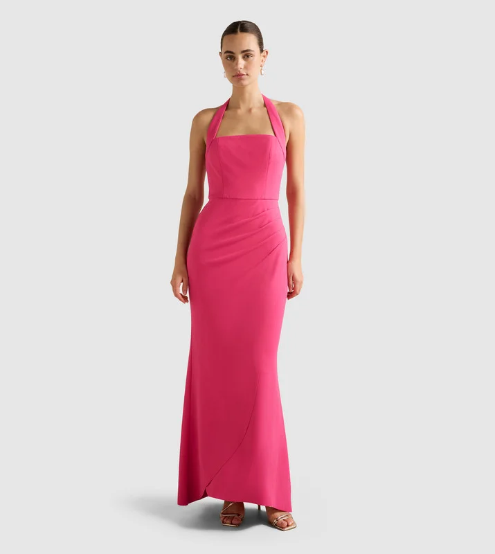 WILLOW Halterneck Maxi Dress